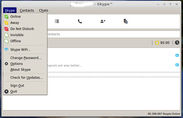 Skype for Linux 4.3