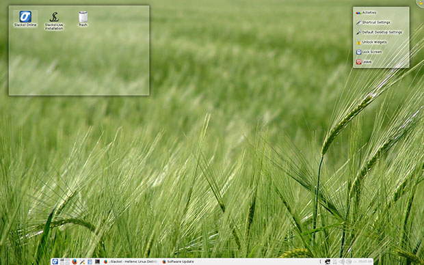 Slackel KDE 4.14.3 desktop
