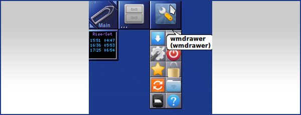 Liquid Lemur Windows Manager drawer