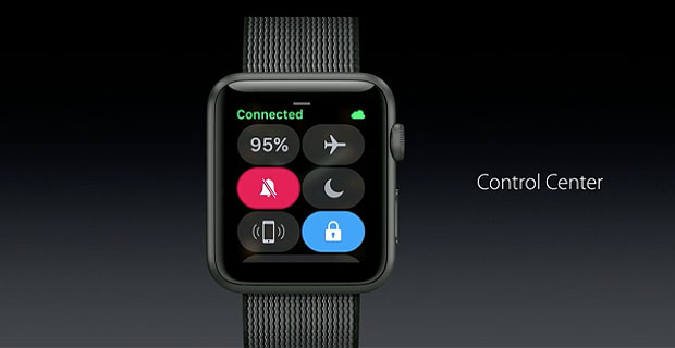 Apple Watch Control Center