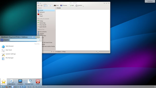 Slackware KDE desktop