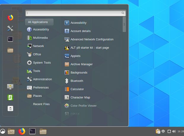 ALT Linux Cinnamon desktop edition