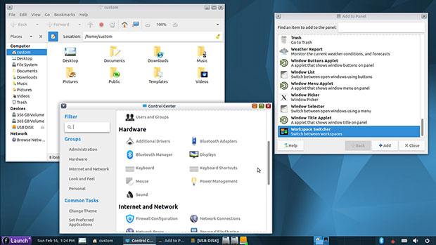 Freespire 6.0 MATE Edition classic panel and GNOME 2-style controls