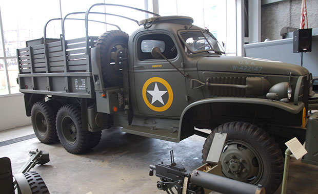 GMC truck in the National World War II Museum in New Orleans 