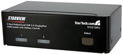 StarTech.com's DisplayPort KVM Switch