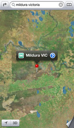 Apple Maps Mildura
