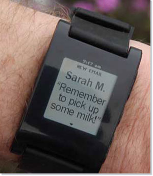 Pebble smartwatch