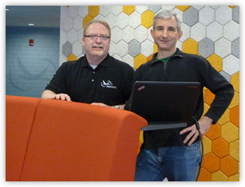 Dave Gruber and Peter Vescuso of Black Duck Software
