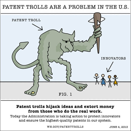 Obama administration takes on patent trolls