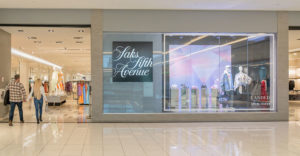 Saks Fifth Avenue luxury retail store in Houston Texas