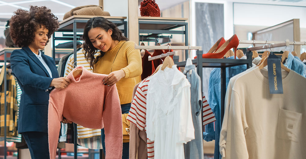 ladies clothing retail shoppers