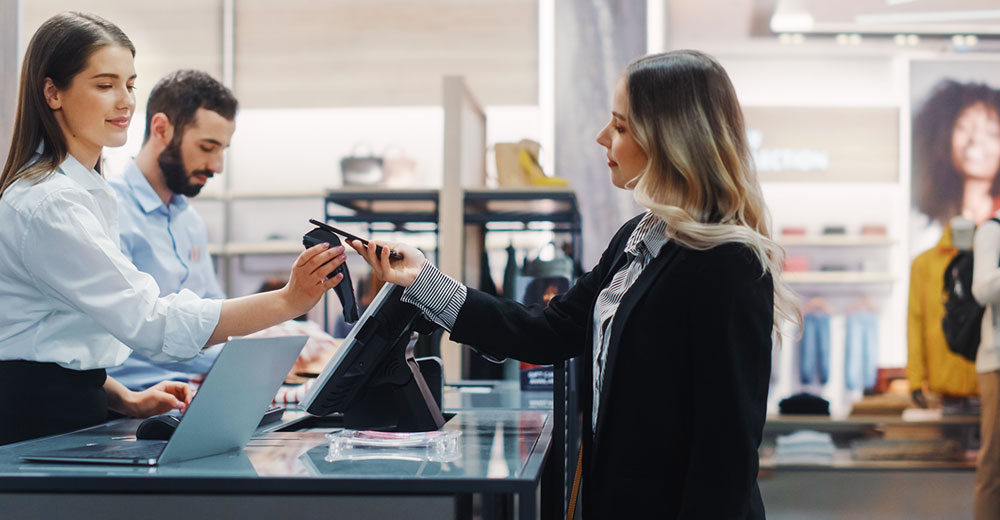 retail checkout counter