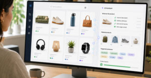 AI-powered e-commerce dashboard enhancing product data to improve semantic search and product discovery